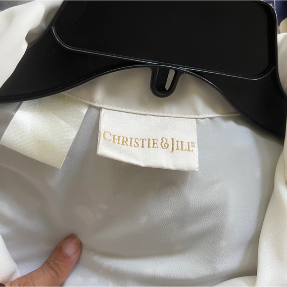 Vintage dress shirt with eyelet embroidery - Picture 5 of 5